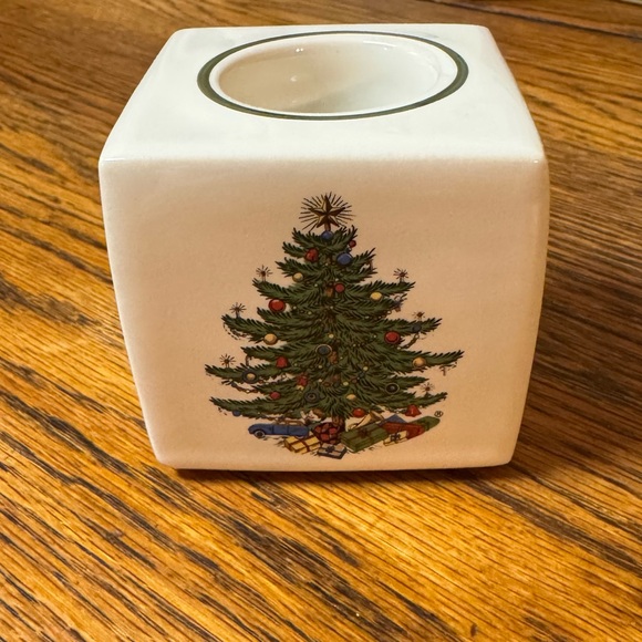 Cuthbertson Original Christmas Tree Votive Candle Holder Vintage   Never Used - Picture 3 of 9